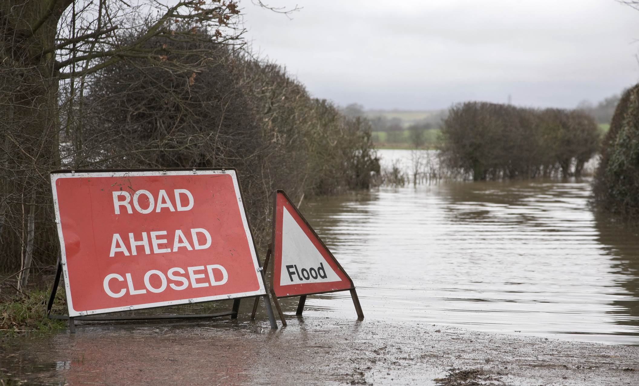 Road closed ahead